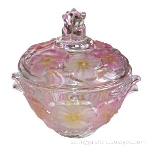 Sugar Jar with Height of 90mm, Frosted Printings are Accepted